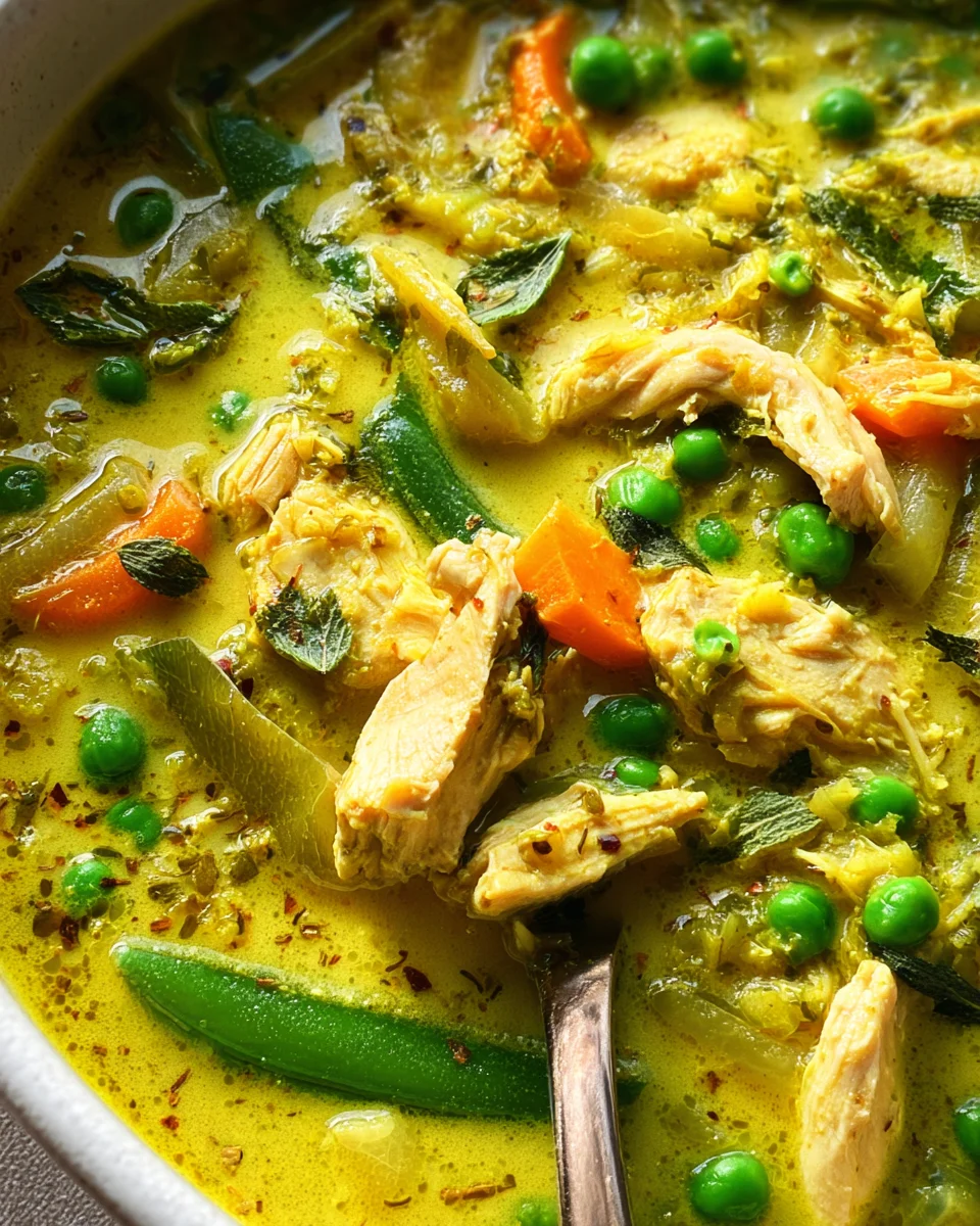 Anti Inflammatory Turmeric Chicken Soup