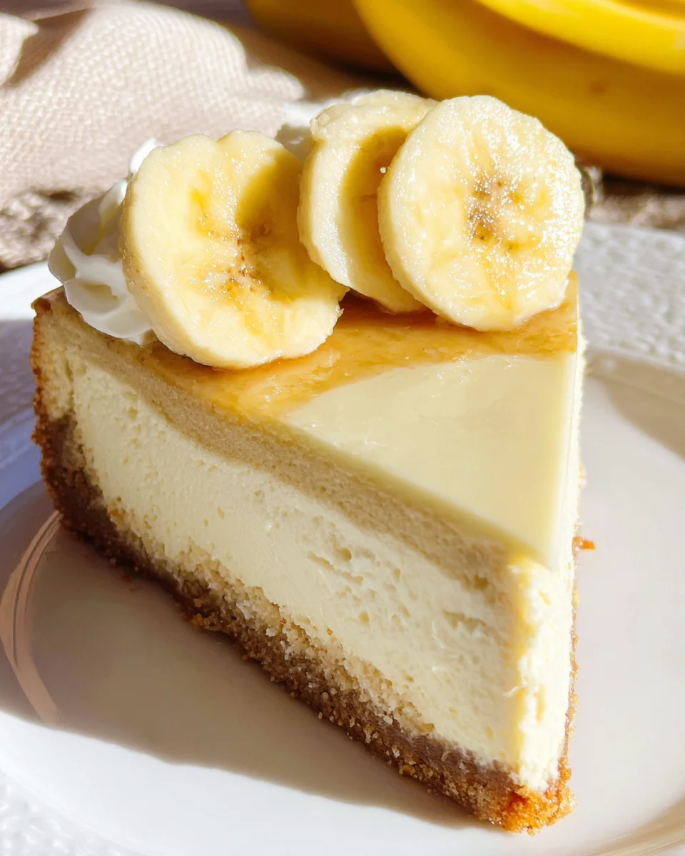 Banana Cream Cheesecake