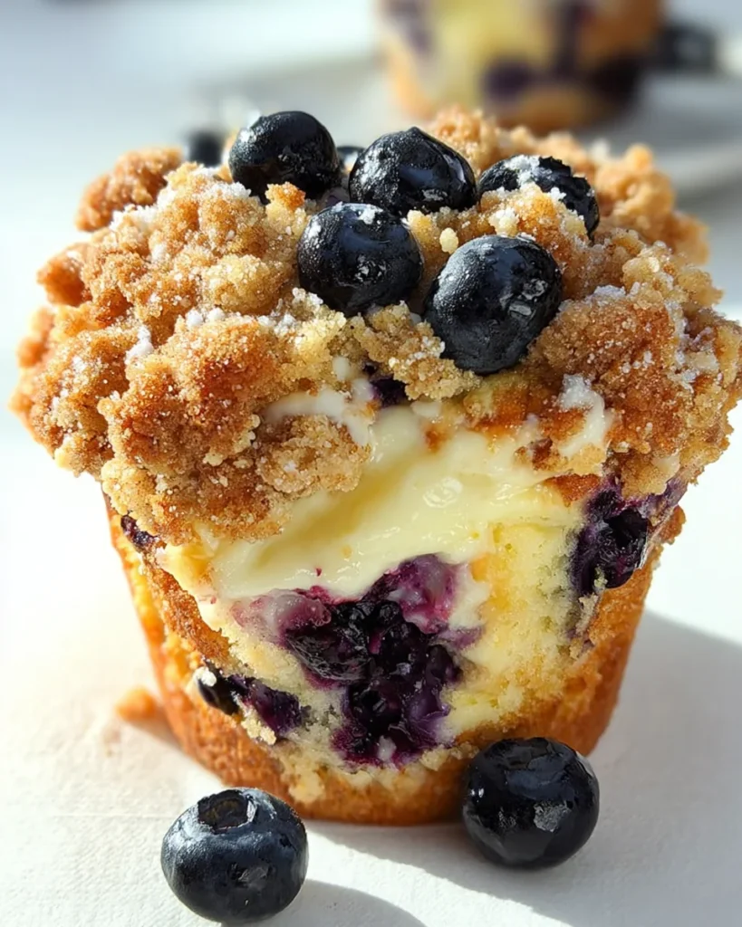 Blueberry Cream Cheese Muffins