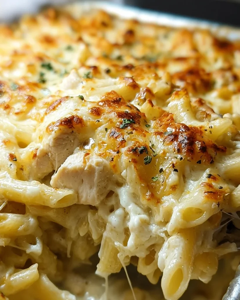 Chicken Alfredo Casserole