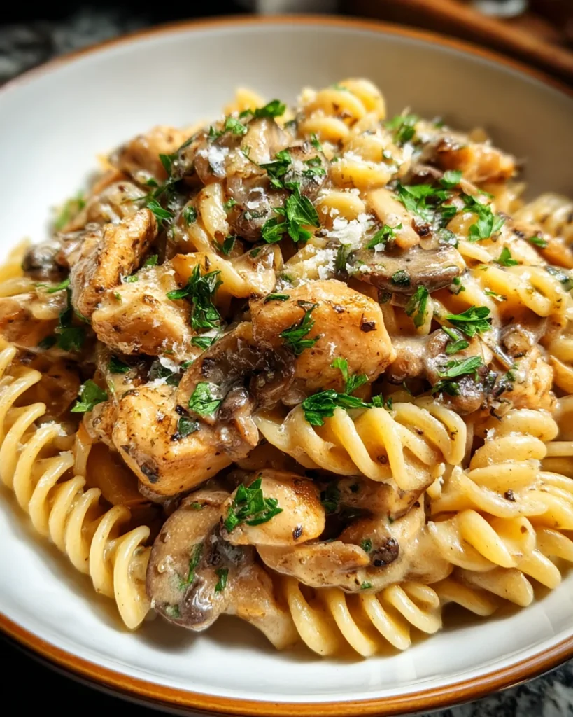 Chicken Marsala Pasta