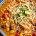 Creamy Chicken Enchilada Soup