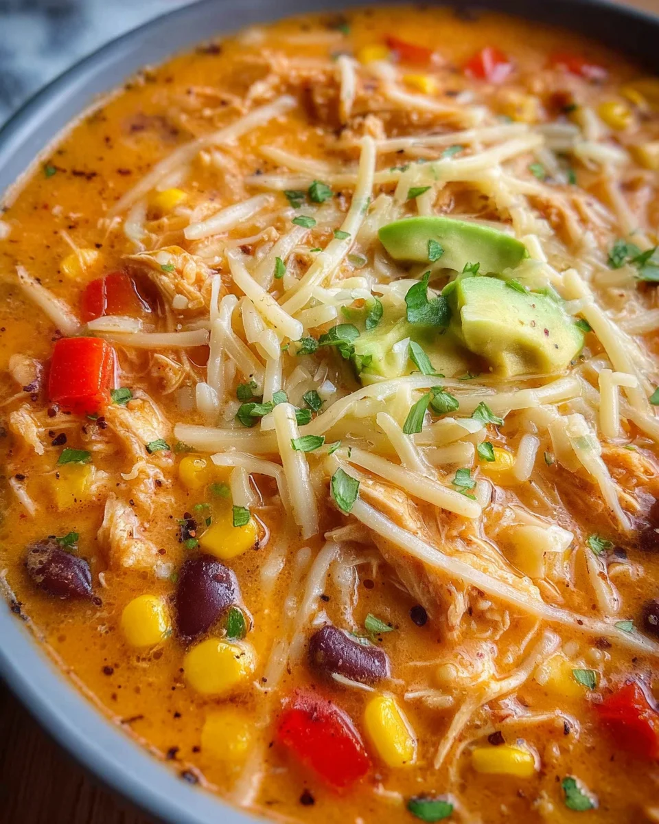 Creamy Chicken Enchilada Soup