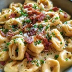 Creamy Tortellini Carbonara Recipe