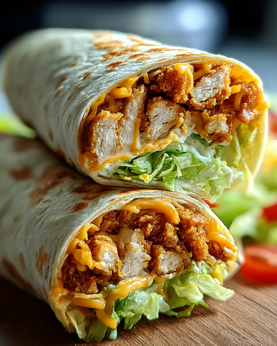 Crispy Chicken Ranch Snack Wrap – A Quick and Delicious Snack