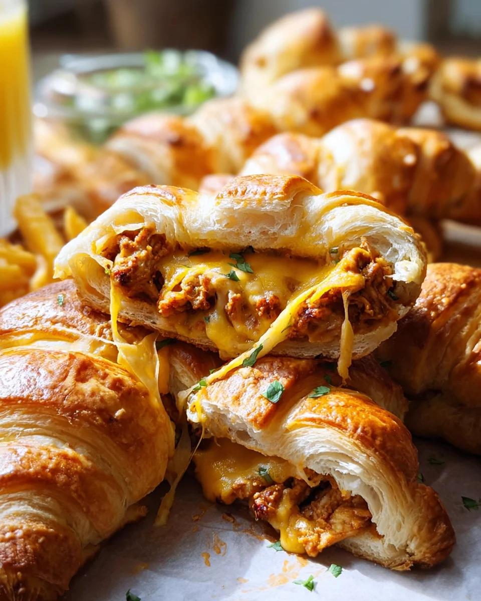 Easy Cheesy Chicken-Filled Crescents