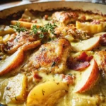 French Chicken Casserole a la Normande