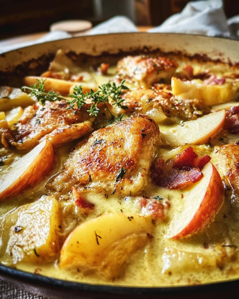 French Chicken Casserole a la Normande