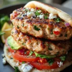 Greek Chicken Burgers