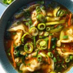 Gyoza Soup (Japanese Dumpling Soup)