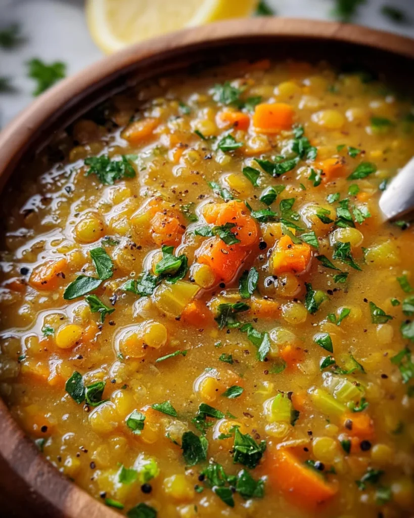 Lemon Lentil Soup