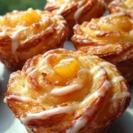 Peach Pie Cruffins Recipe