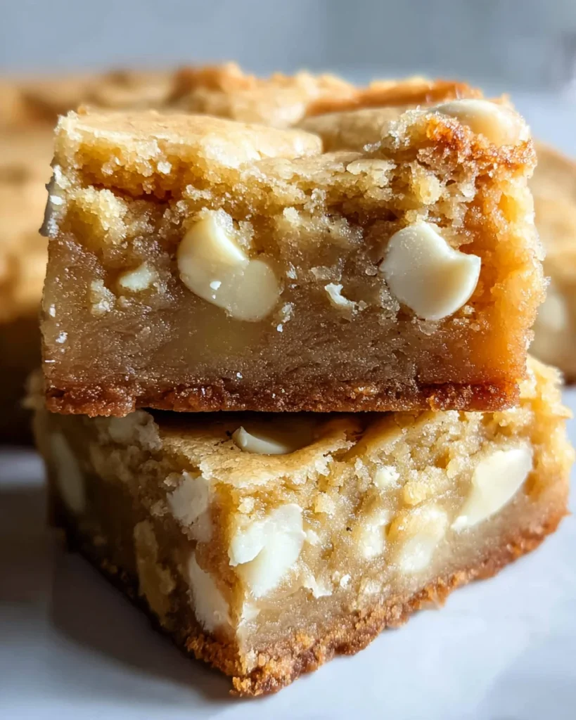 White Chocolate Blondies Recipe