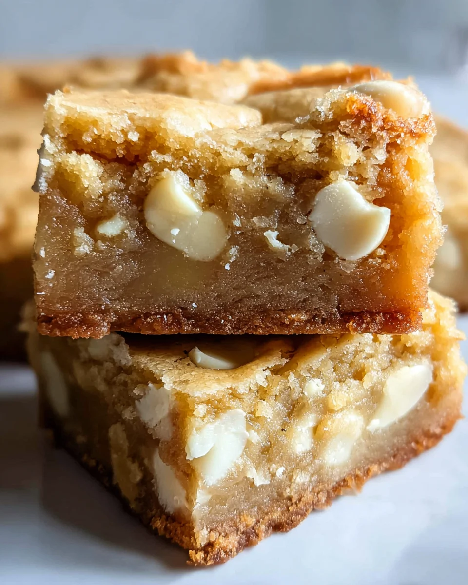 White Chocolate Blondies Recipe