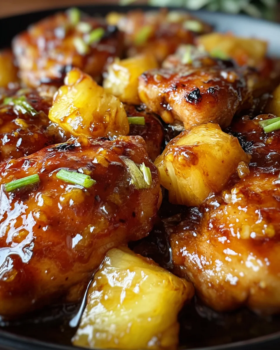 brown sugar pineapple chicken
