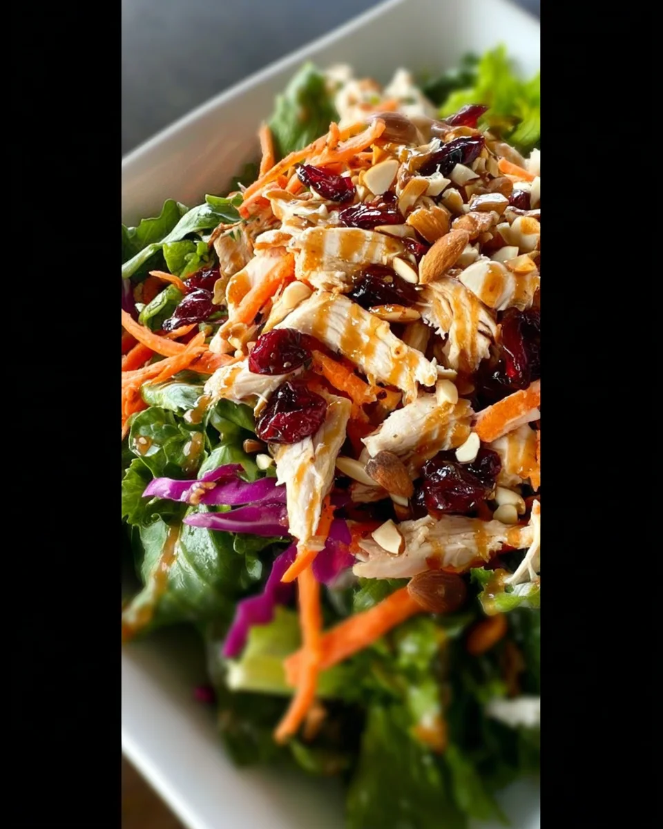 Asian Chicken Cranberry Salad