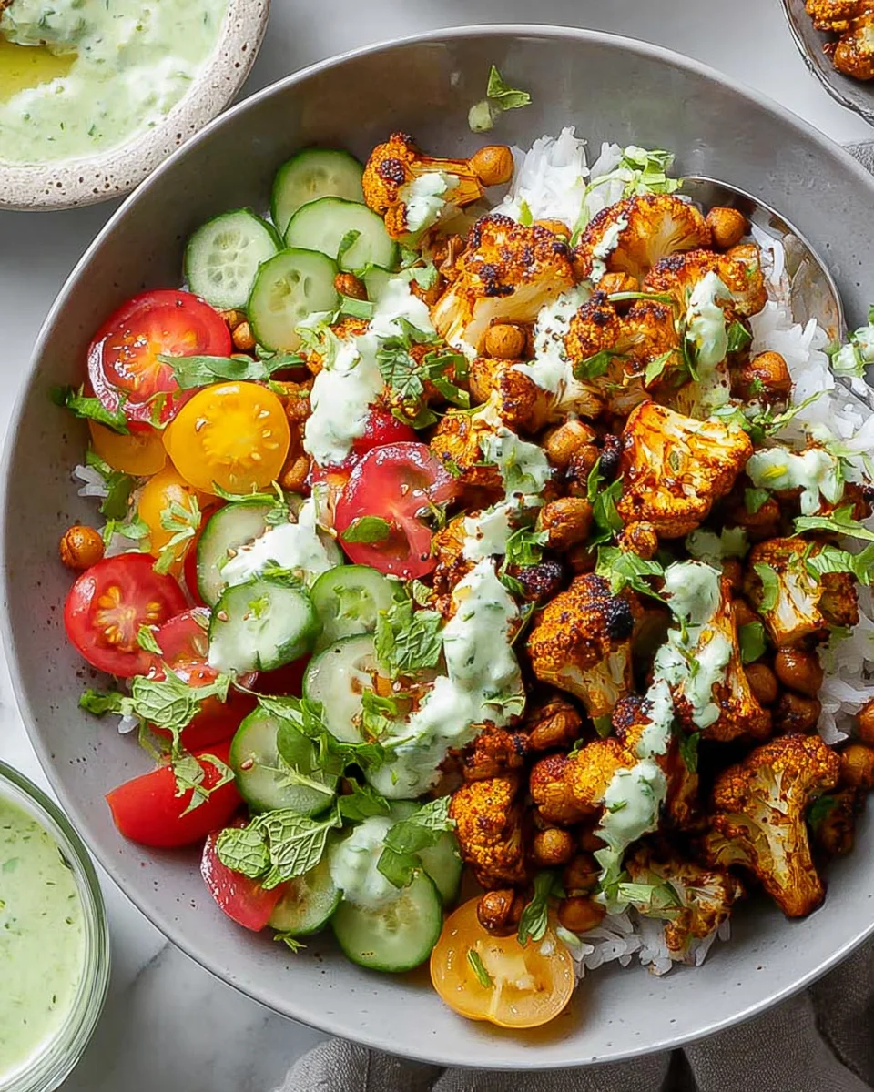 Cauliflower Shawarma Bowls
