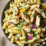 Chicken Bacon Ranch Pasta Salad