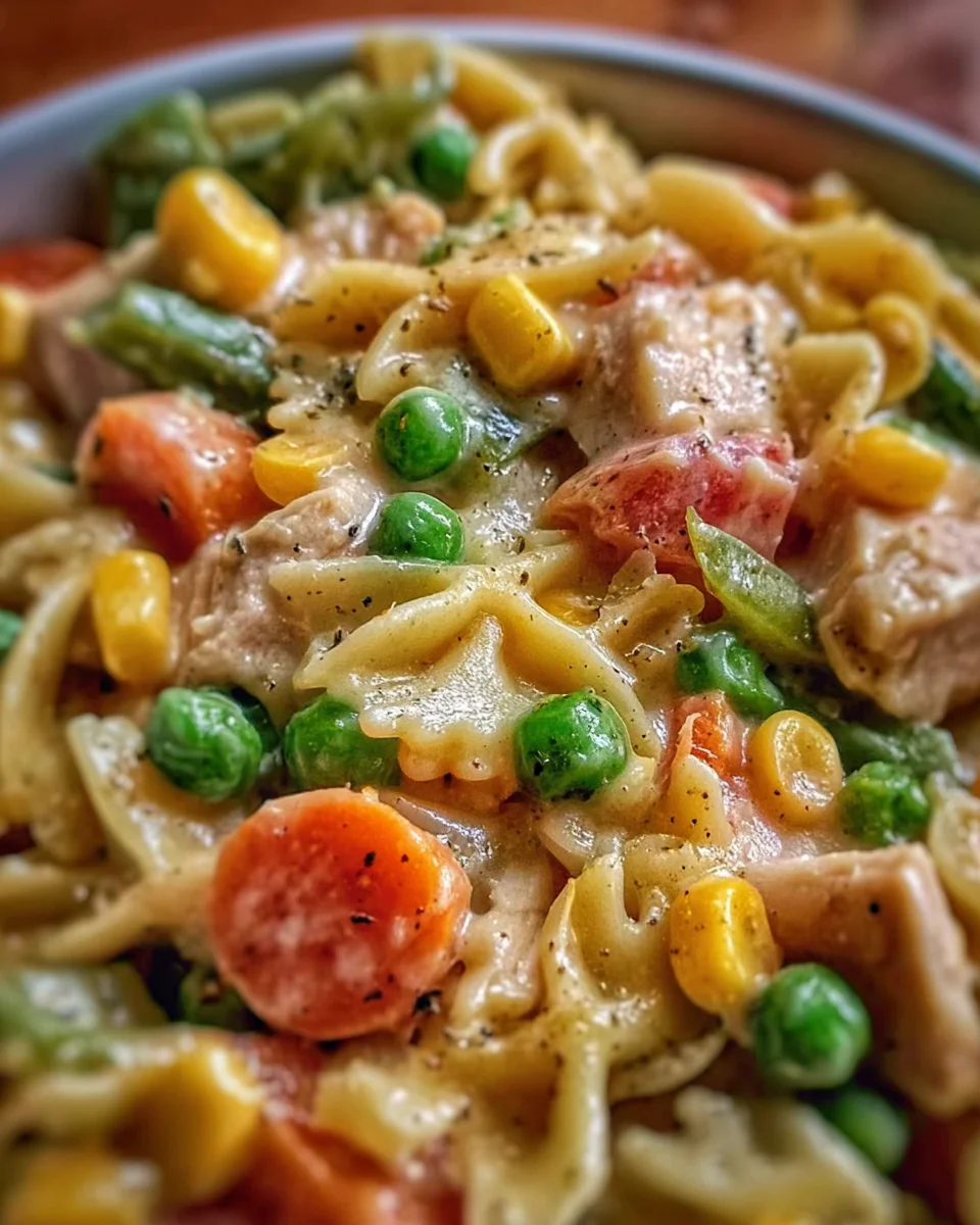 Chicken Pot Pie Pasta Recipe