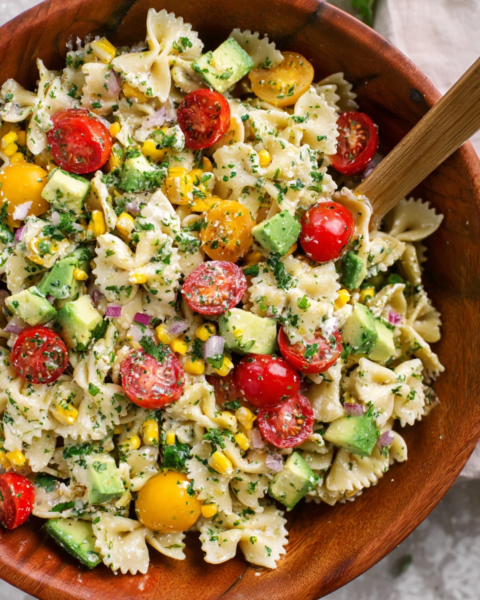 Cilantro Lime Pasta Salad