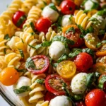 Creamy Caprese Pasta Salad