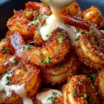 Crispy Cajun Shrimp with Creamy Sauce