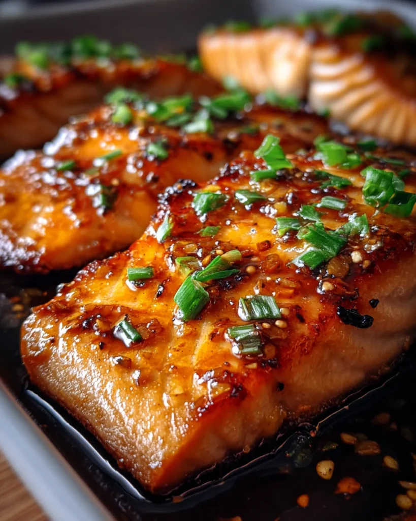 Crispy Honey Garlic Glazed Salmon Recipe