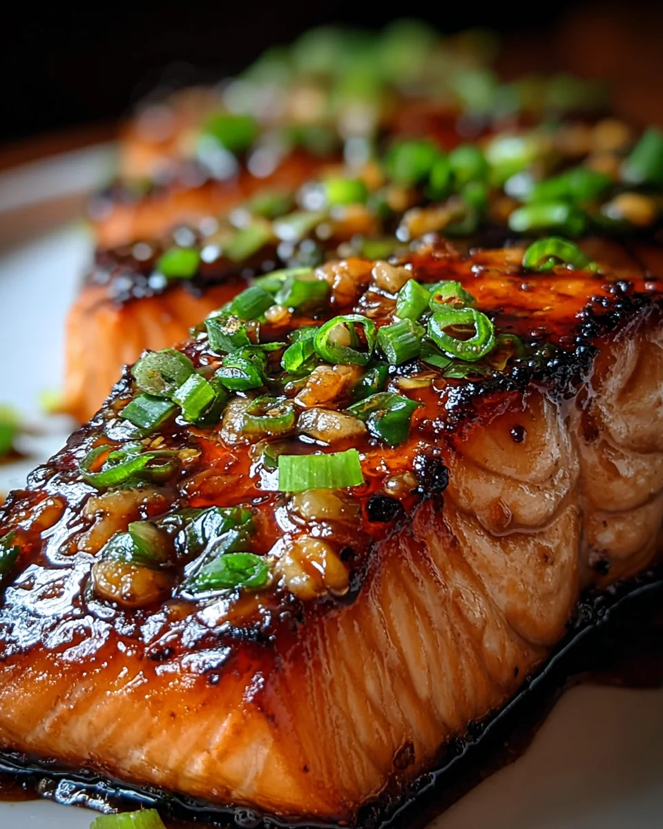Easy Crispy Honey Garlic Glazed Salmon Recipe
