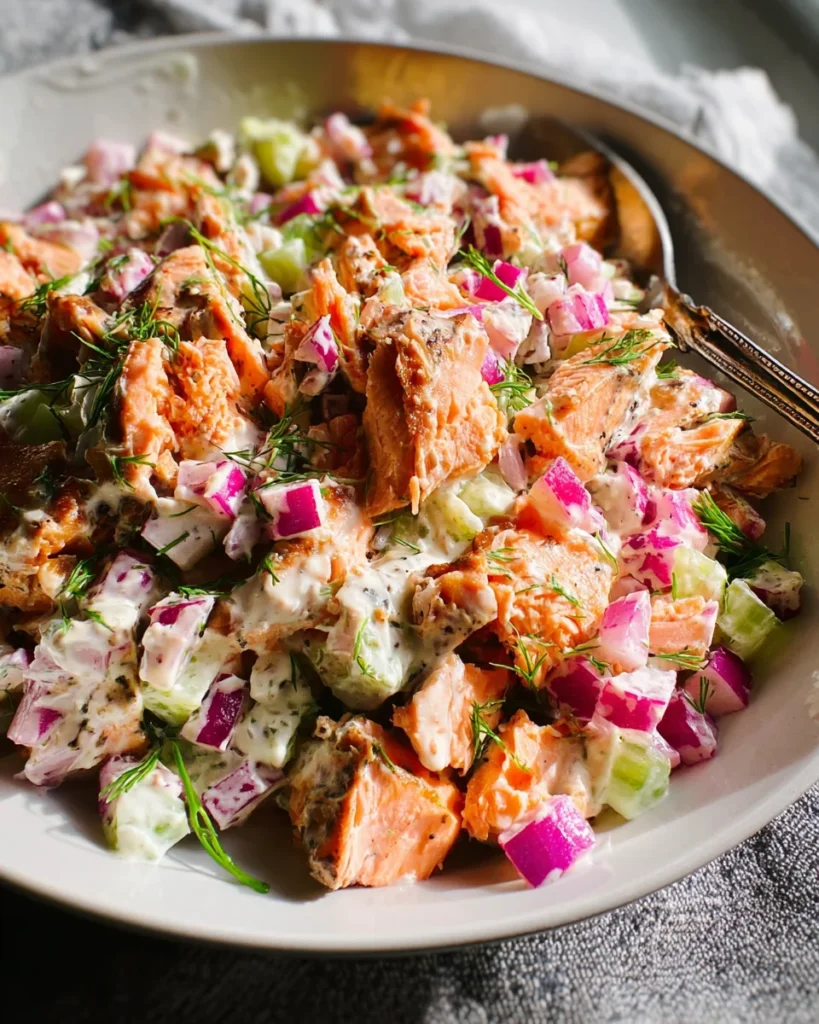 Flaky Salmon Salad