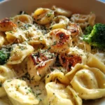 Garlic Parmesan Chicken Tortellini