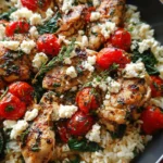 Greek Chicken and Lemon Rice (30 Minutes, One-Pot)