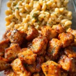 High-Protein Honey Garlic Butter Chicken with Mac & Cheese