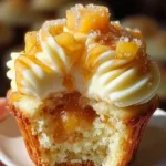Honey Peach Cream Cheese Cupcakes Recipe - Sweet Delight