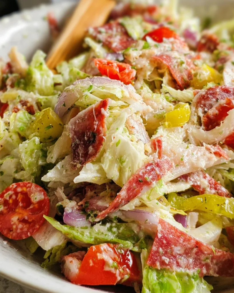 Italian Grinder Salad (Chopped Sub Salad)