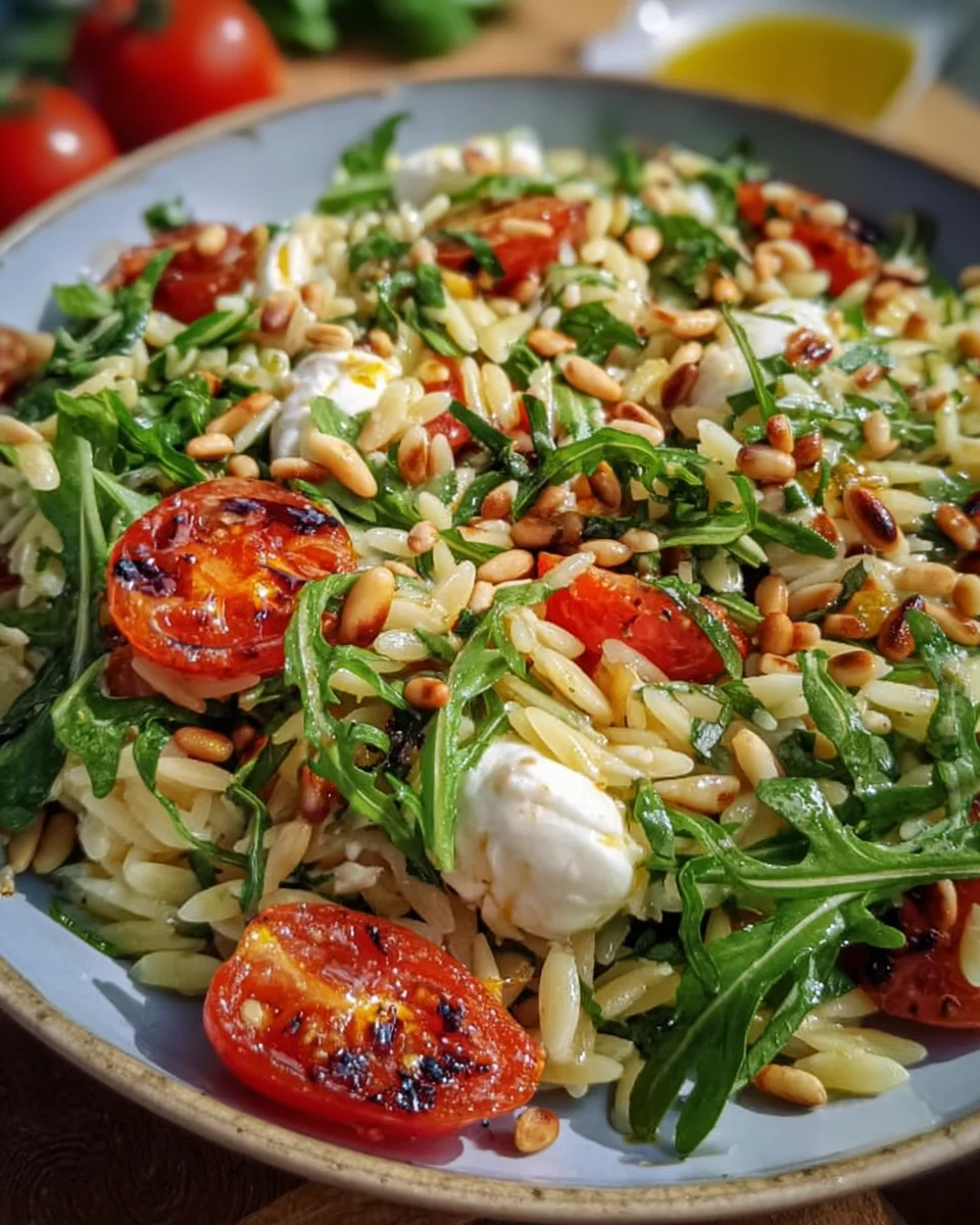 Italienisches Orzo Salat Rezept - einfach lecker!