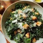 Lemony Parmesan Kale Salad