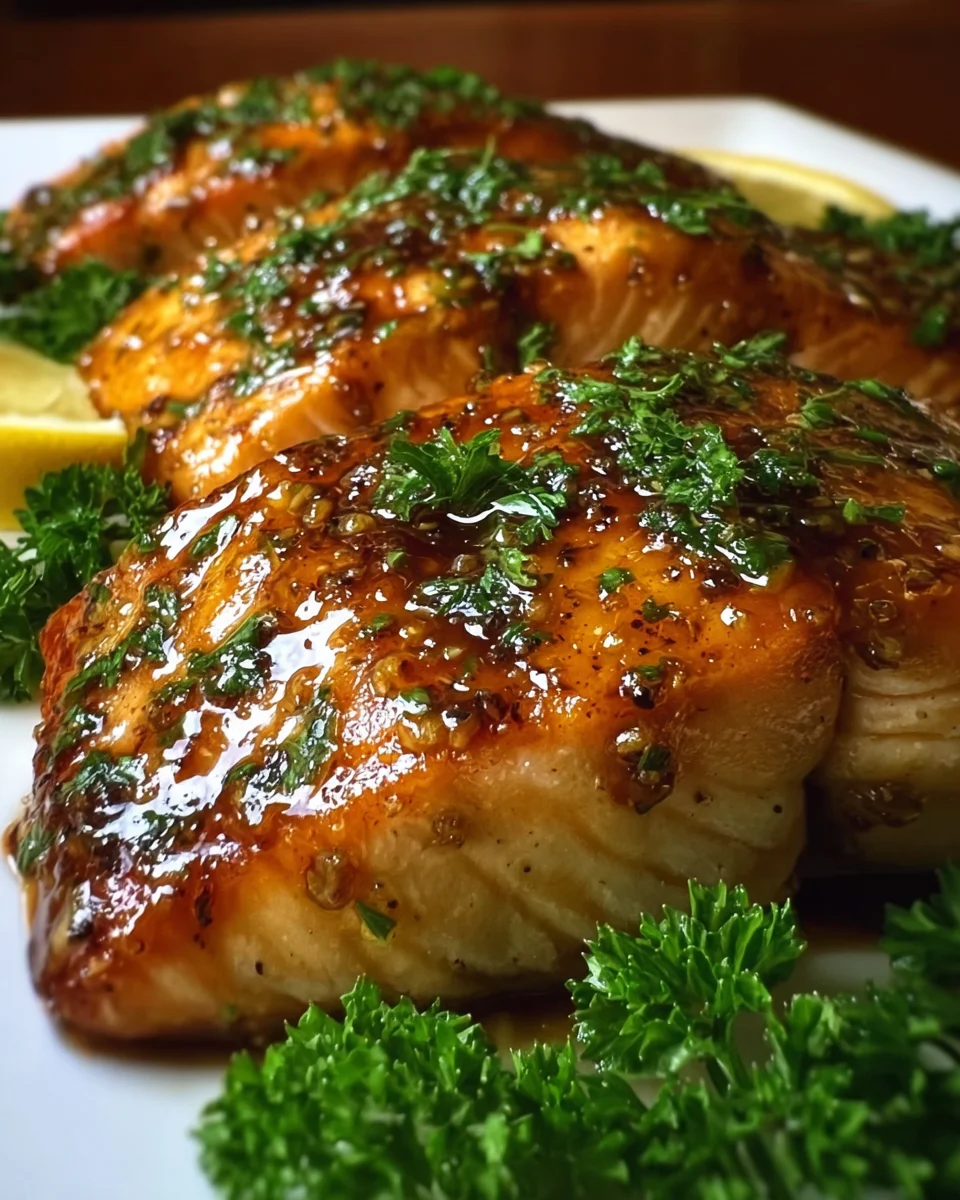 Maple Dijon Baked Salmon