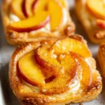 Mini Peach and Cream Cheese Tarts