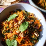 Moroccan Lentil Carrot Salad (Vegan)