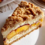 Peach Crumble Cheesecake