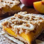 Peach Pie Crumble Bars