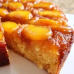 Peach Upside-Down Cake Recipe