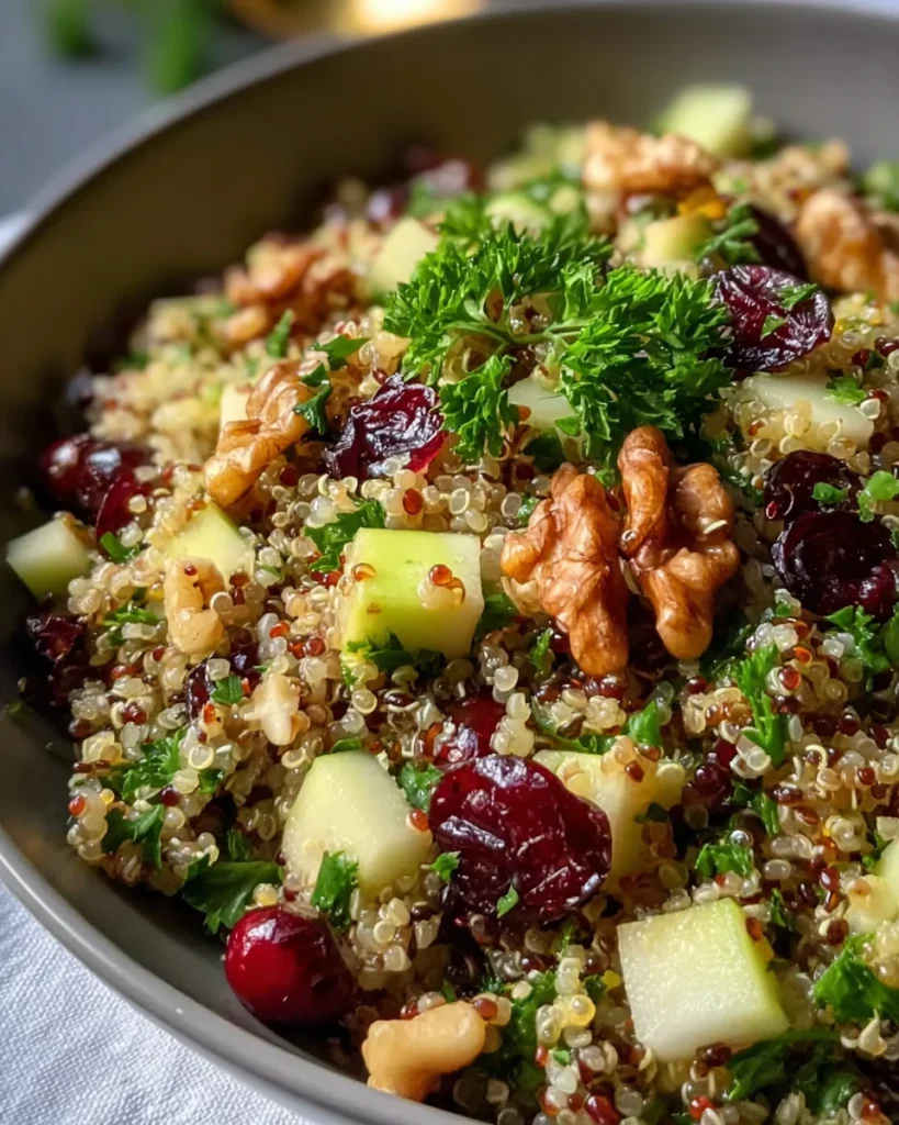 Quinoa Apple Salad: A Fruity, Fresh & Flavor-Packed Favorite