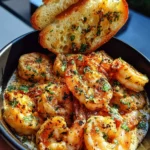 Shrimp Scampi Bowls with Garlic Bread