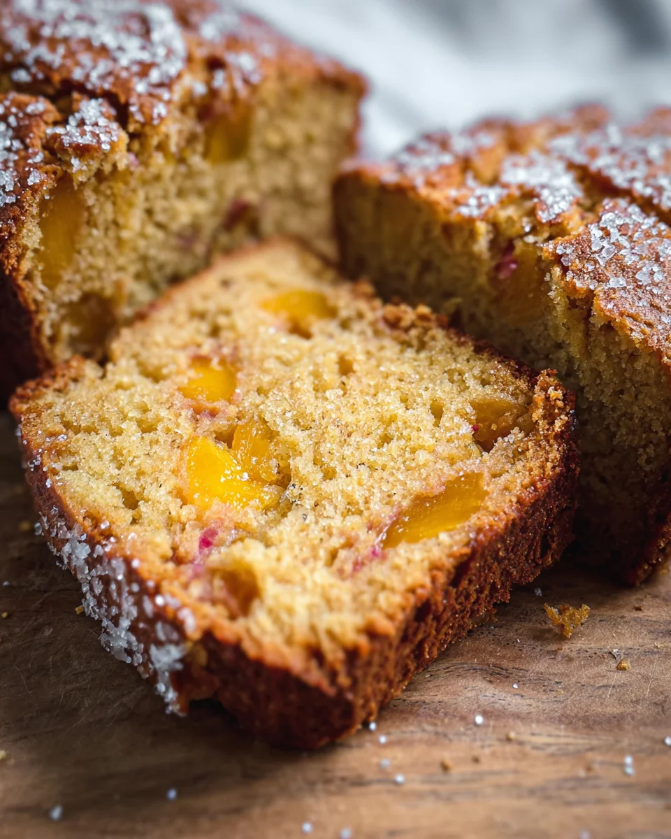 Spiced Peach Bread