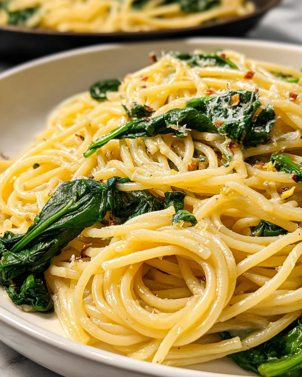 Spinach Lemon Pasta