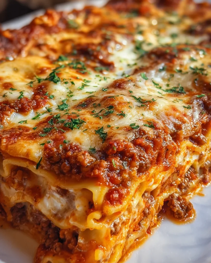 The Best Homemade Lasagna