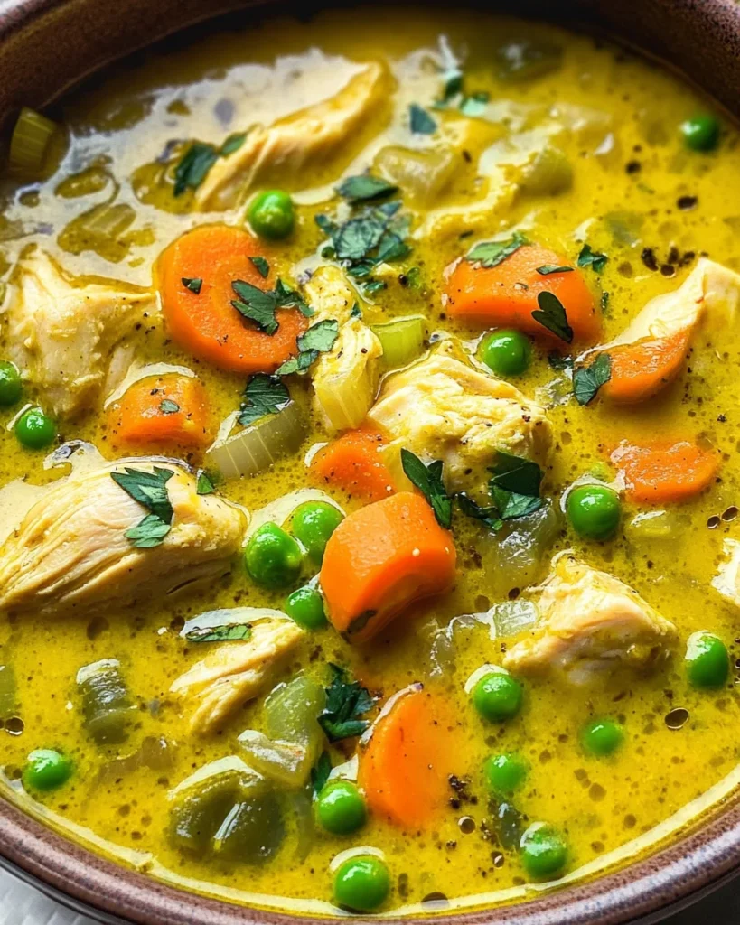 Anti Inflammatory Turmeric Chicken Soup