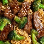 Beef and Broccoli Ramen Stir Fry