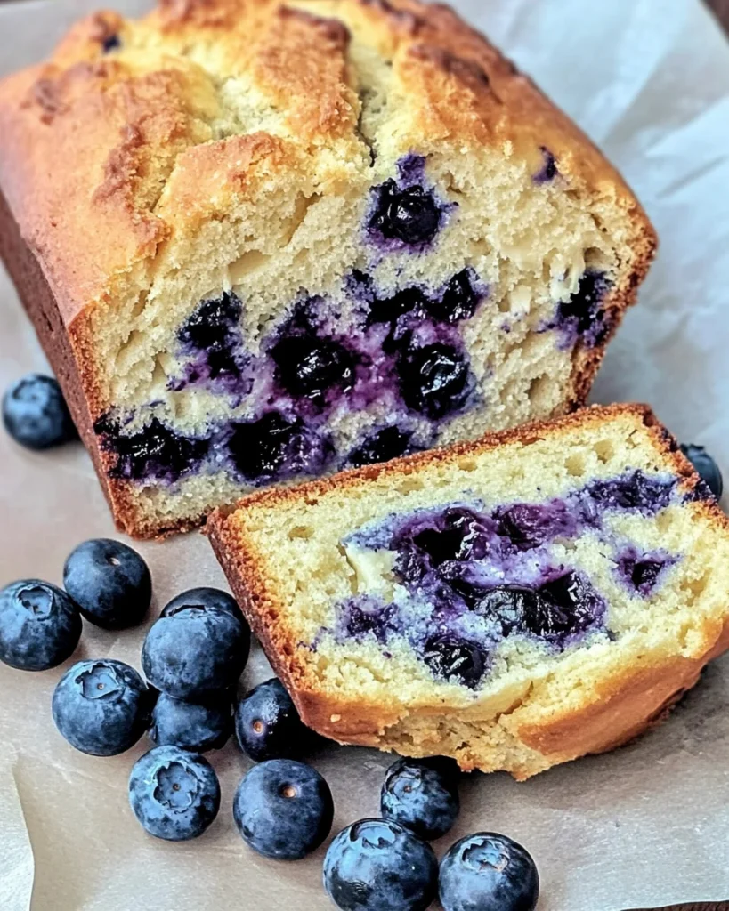 Blueberry Cream Cheese Bread